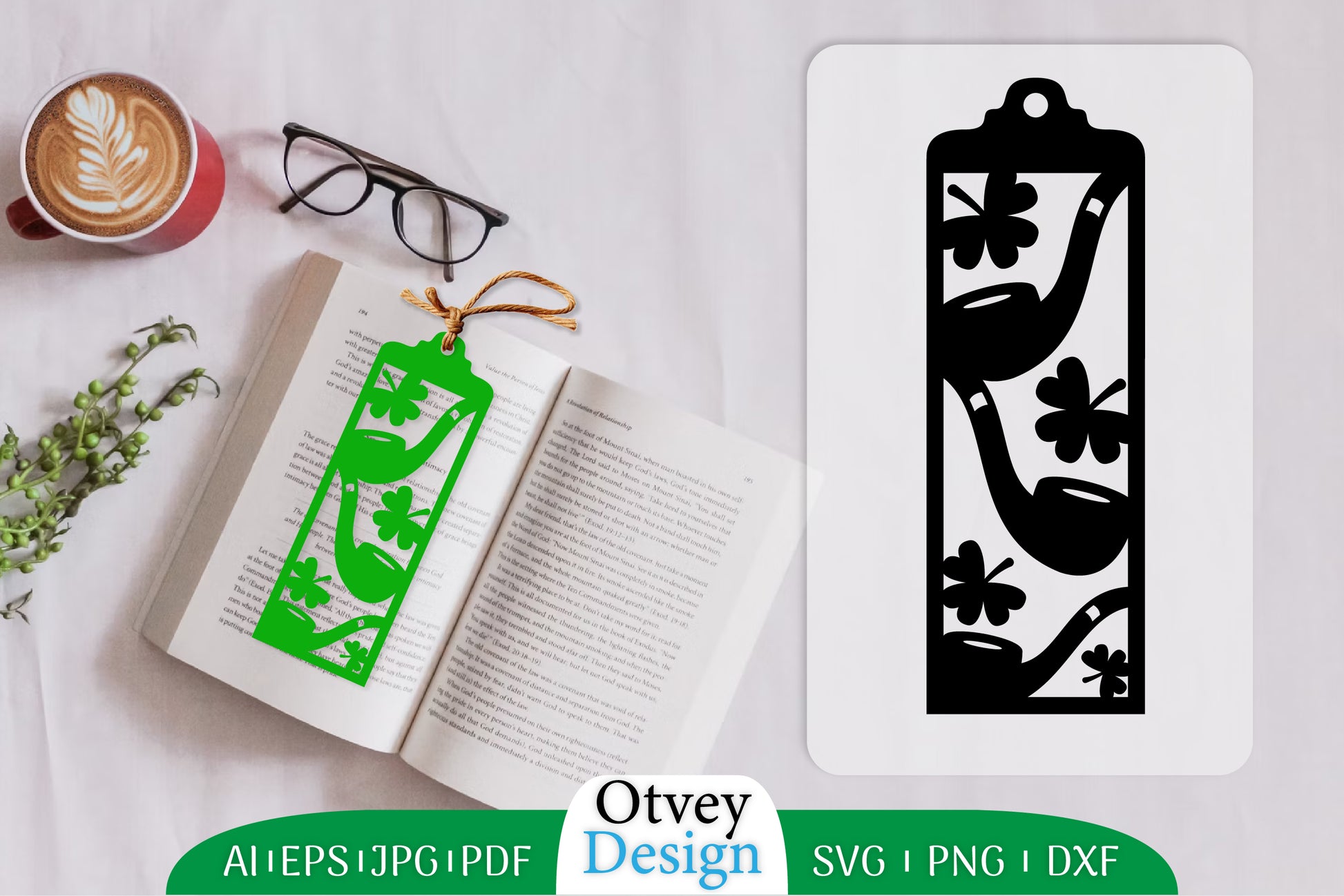 St. Patrick's Day Bookmark SVG Bundle 8 - CraftNest - Digital Crafting and Art