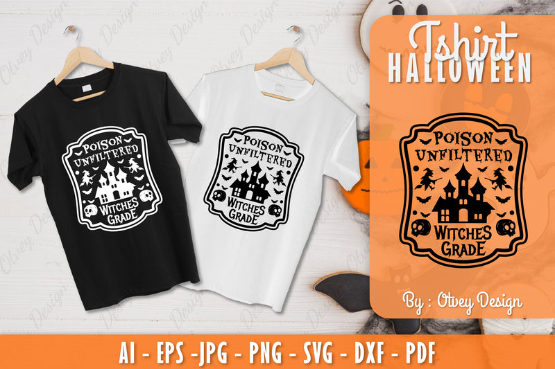 Halloween T-Shirt SVG Bundle 8 - CraftNest - Digital Crafting and Art