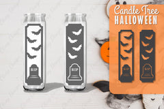 Halloween Candle Tree Design SVG Bundle 8 - CraftNest - Digital Crafting and Art
