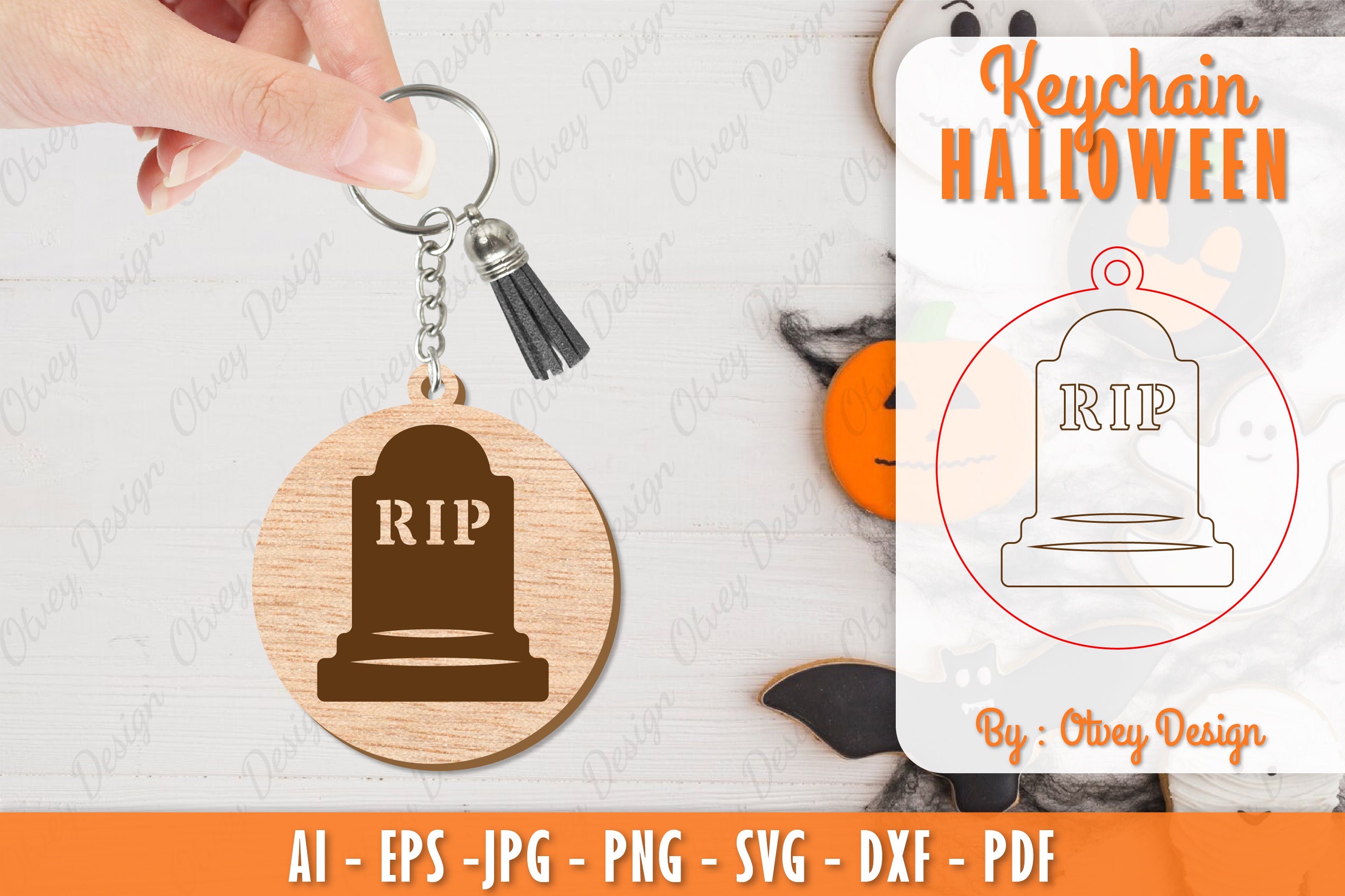Keychain Halloween Lasercut SVG Bundle 36 - CraftNest - Digital Crafting and Art