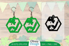 St Patrick's Day Earring Lasercut SVG Bundle 95 - CraftNest - Digital Crafting and Art
