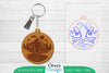 Keychain Sunset Mountain Lasercut SVG Bundle