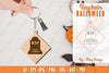 Keychain Halloween Lasercut SVG Bundle