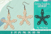Snowflake Earring Lasercut SVG Bundle