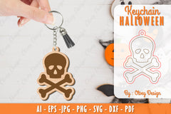 Keychain Halloween Lasercut SVG Bundle 9 - CraftNest - Digital Crafting and Art