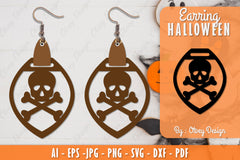 Earring Halloween Lasercut SVG Bundle 270 - CraftNest - Digital Crafting and Art