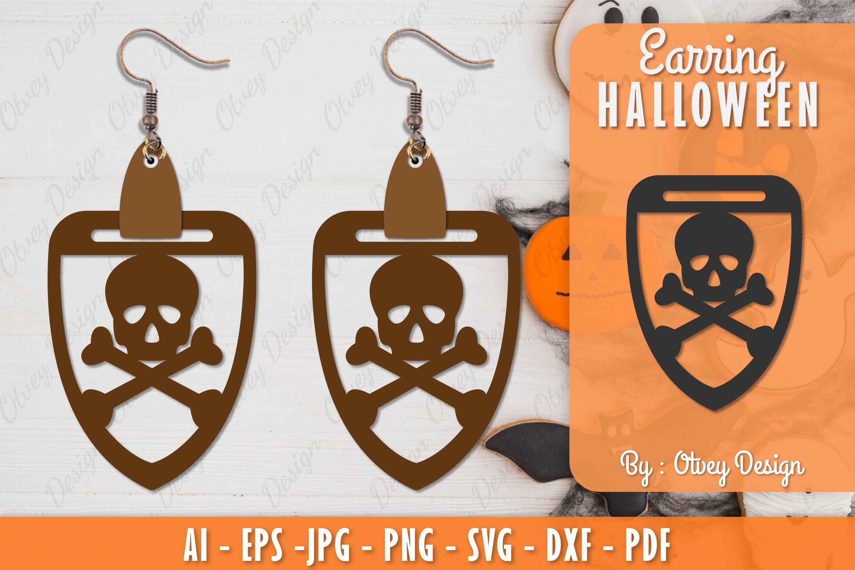 Earring Halloween Lasercut SVG Bundle 241 - CraftNest - Digital Crafting and Art