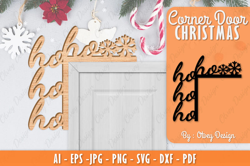Christmas Corner Door SVG Bundle 9 - CraftNest - Digital Crafting and Art