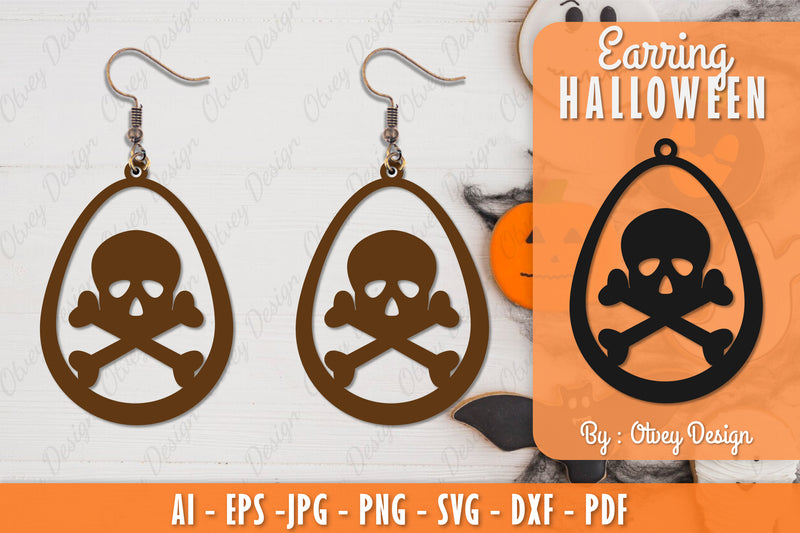 Earring Halloween Lasercut SVG Bundle 96 - CraftNest - Digital Crafting and Art