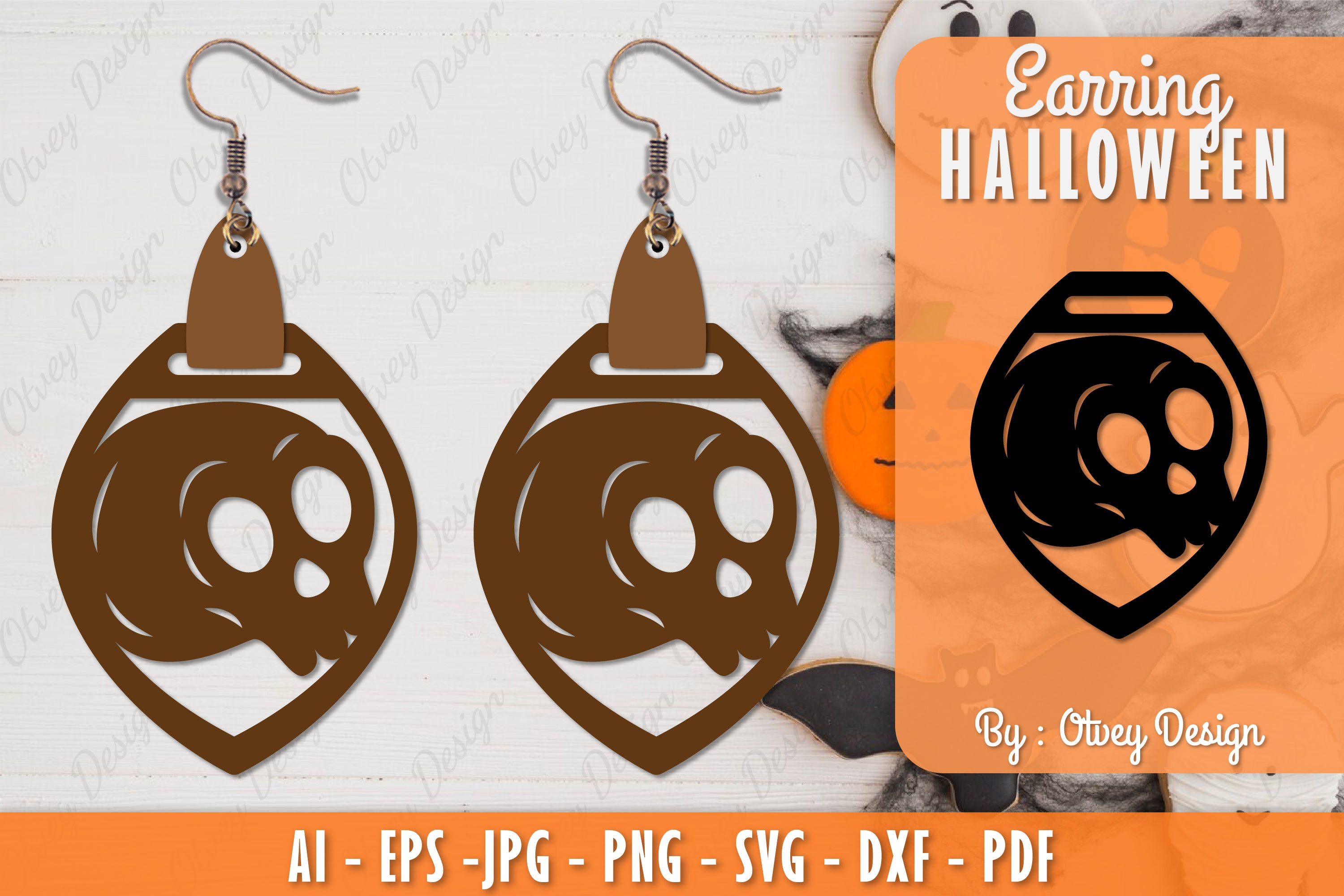 Earring Halloween Lasercut SVG Bundle 271 - CraftNest - Digital Crafting and Art