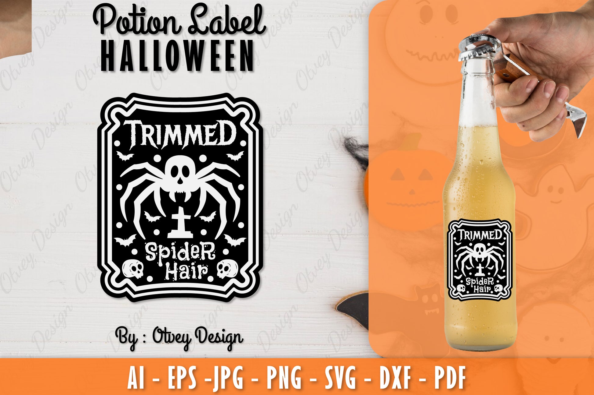 Halloween Potion Label SVG Bundle 30 - CraftNest - Digital Crafting and Art