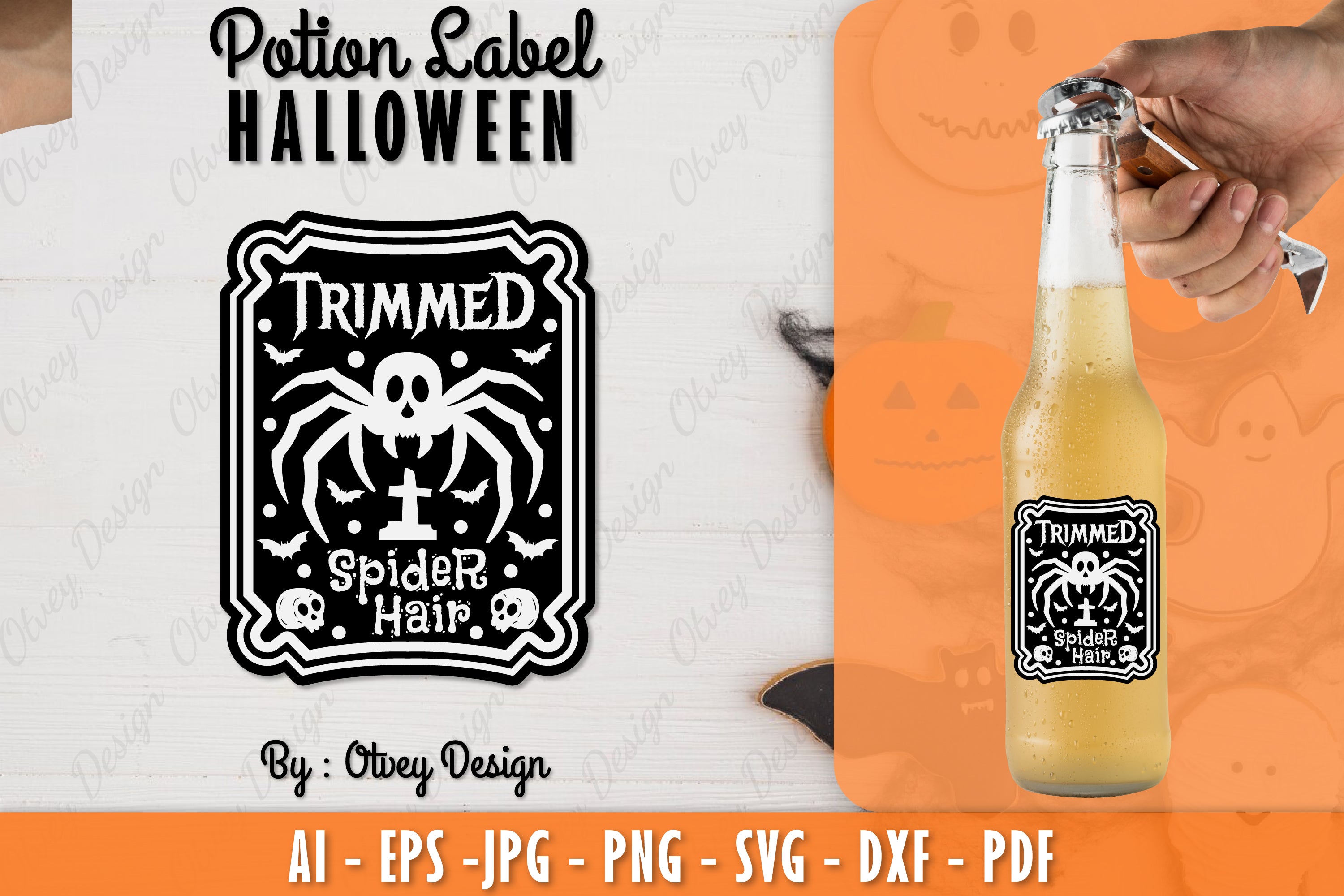 Halloween Potion Label SVG Bundle 30 - CraftNest - Digital Crafting and Art