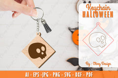 Keychain Halloween Lasercut SVG Bundle 120 - CraftNest - Digital Crafting and Art