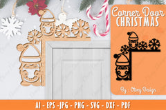 Christmas Corner Door SVG Bundle 10 - CraftNest - Digital Crafting and Art