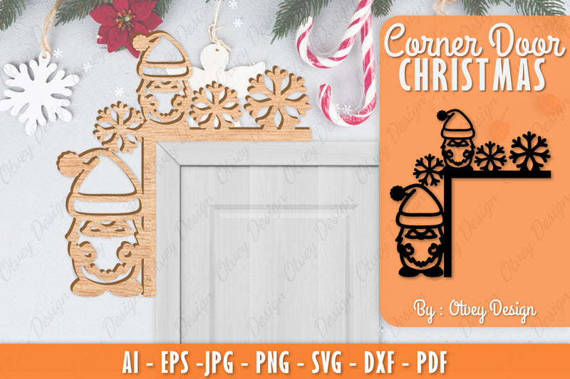 Christmas Corner Door SVG Bundle 10 - CraftNest - Digital Crafting and Art