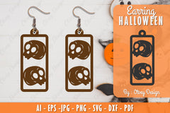 Earring Halloween Lasercut SVG Bundle 40 - CraftNest - Digital Crafting and Art