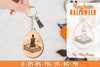 Keychain Halloween Lasercut SVG Bundle