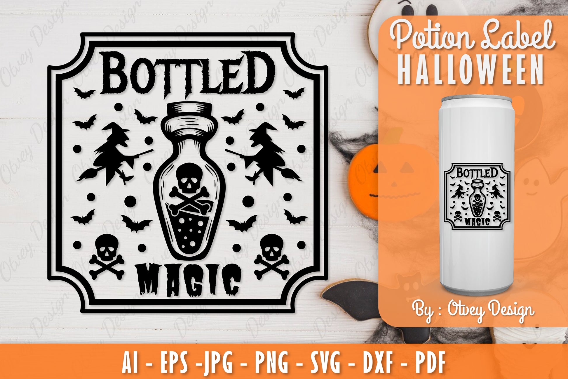 Halloween Potion Label SVG Bundle 11 - CraftNest - Digital Crafting and Art