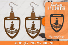 Earring Halloween Lasercut SVG Bundle 243 - CraftNest - Digital Crafting and Art