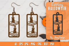 Earring Halloween Lasercut SVG Bundle 41 - CraftNest - Digital Crafting and Art