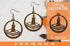 Earring Halloween Lasercut SVG Bundle 185 - CraftNest - Digital Crafting and Art