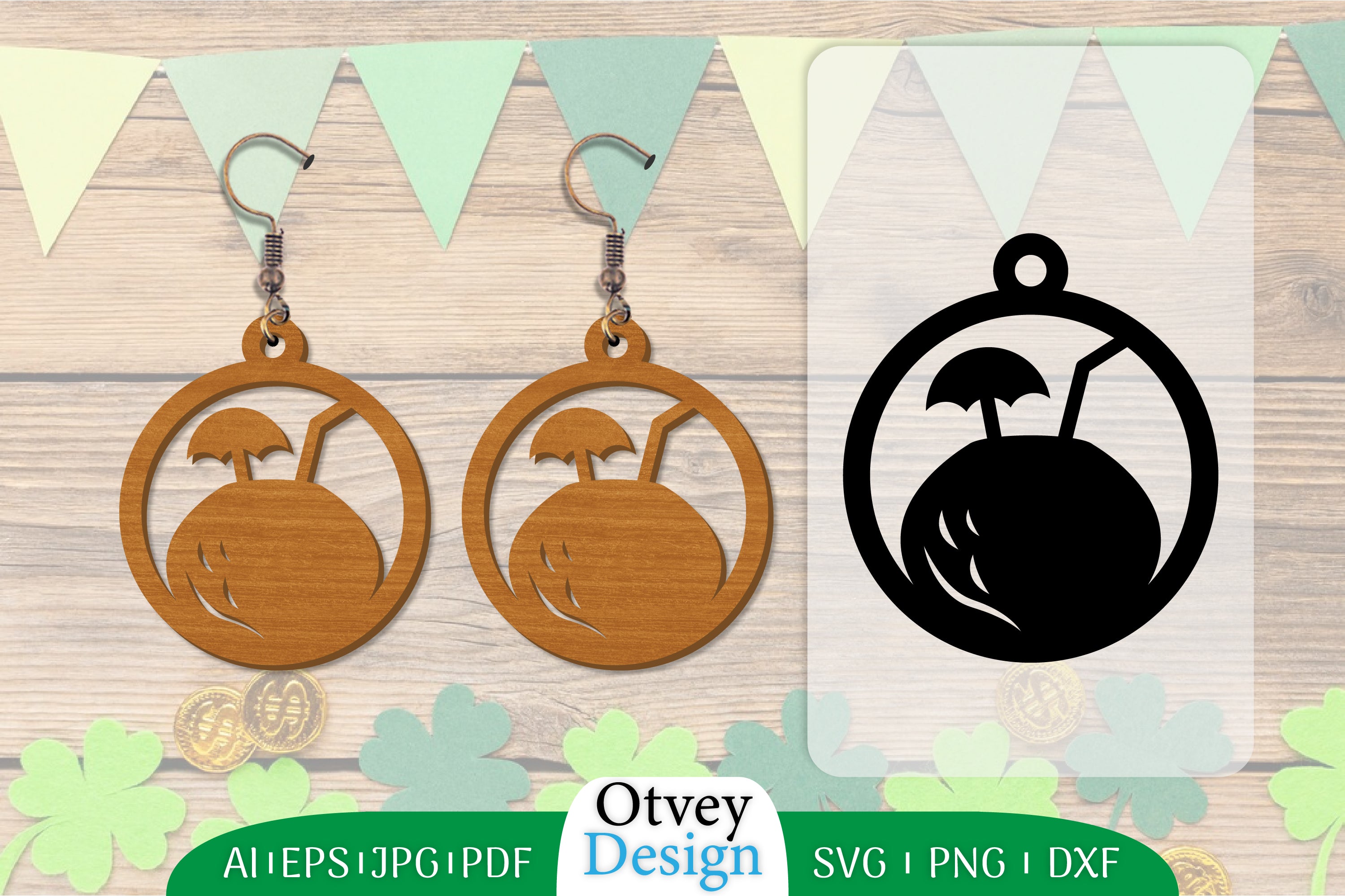 360 Earring Summer Lasercut SVG Bundle - CraftNest - Digital Crafting and Art