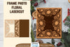 Floral Lasercut Frame Photo SVG Bundle