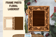 Floral Lasercut 2-Frame Photo SVG Bundle - CraftNest - Digital Crafting and Art