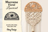 Macrame Frame Floral Lasercut SVG Bundle