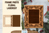 Floral Lasercut 2-Frame Photo SVG Bundle