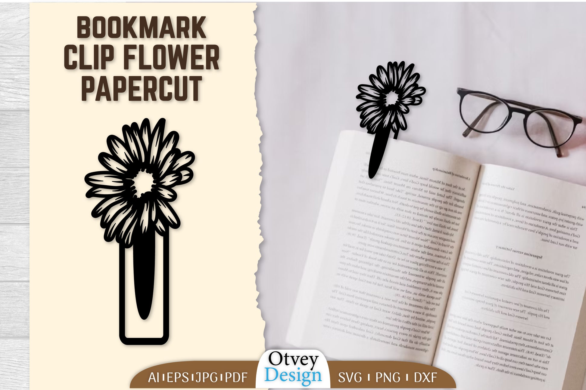Clip Bookmark Flower SVG Bundle - CraftNest - Digital Crafting and Art