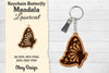 Butterfly Mandala Keychain SVG Bundle