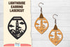 Lighthouse Earring Lasercut SVG Bundle