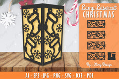 Christmas Lamp Lasercut SVG Bundle 1 - CraftNest - Digital Crafting and Art