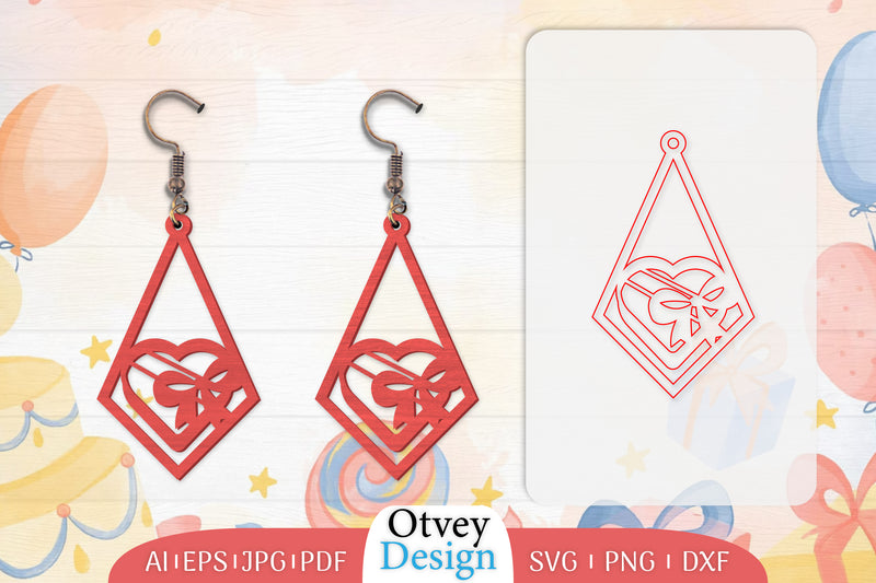 13th Birthday Earrings Lasercut SVG Bundle 5 - CraftNest - Digital Crafting and Art