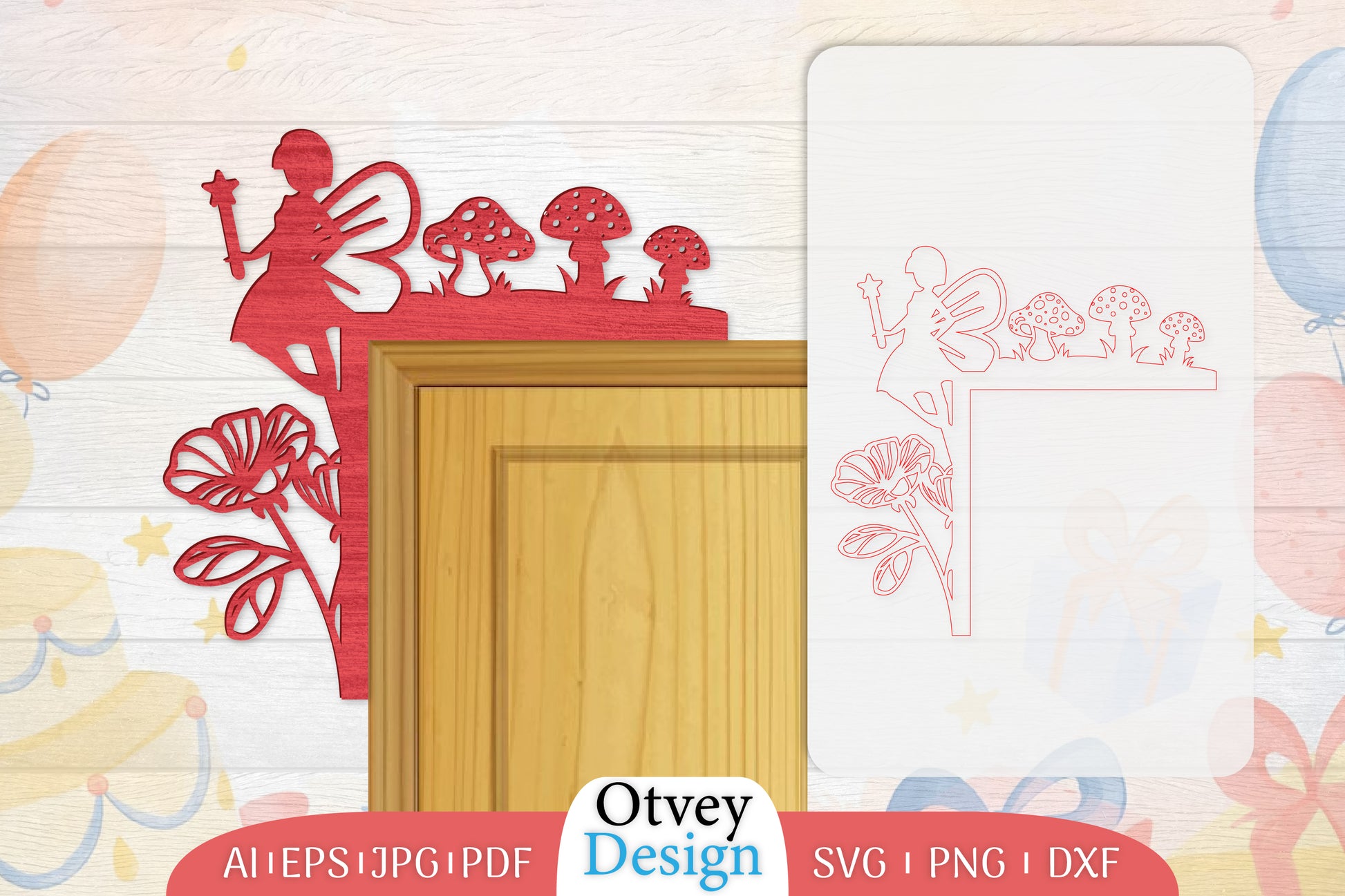 Fairy Door Corner Lasercut SVG Bundle 1 - CraftNest - Digital Crafting and Art