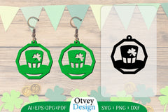 St Patrick's Day Earring Lasercut SVG Bundle 100 - CraftNest - Digital Crafting and Art