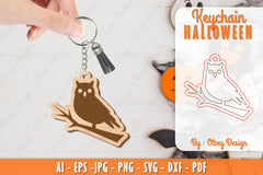 Keychain Halloween Lasercut SVG Bundle 1 - CraftNest - Digital Crafting and Art