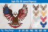 Eagle 3D Layered Papercut SVG Bundle