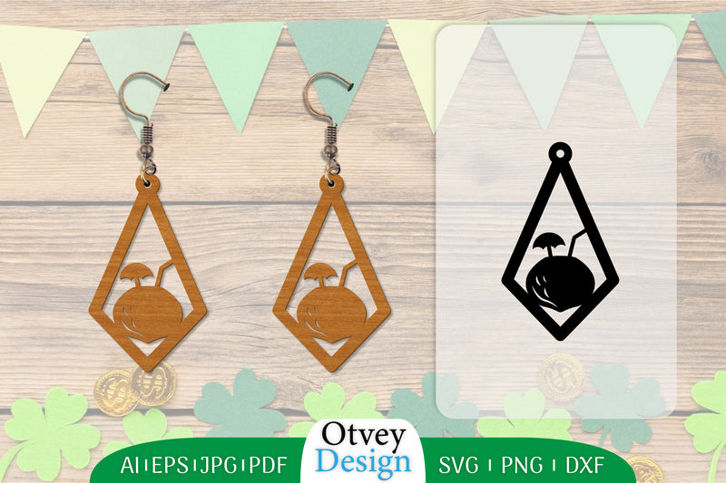 Earring Summer Lasercut SVG Bundle 30 - CraftNest - Digital Crafting and Art