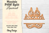 Paw Mandala Split Lasercut SVG Bundle