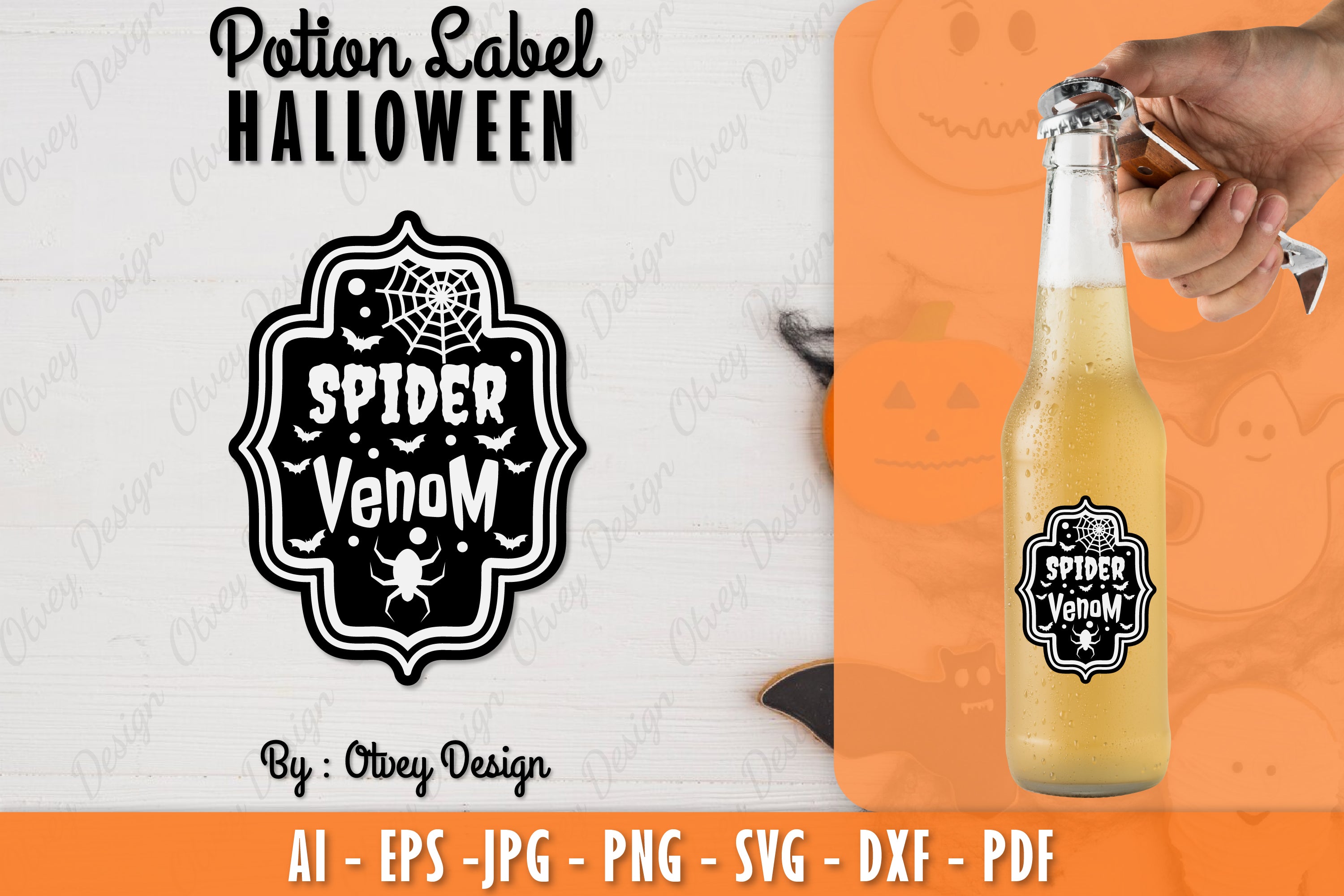 Halloween Potion Label SVG Bundle 21 - CraftNest - Digital Crafting and Art
