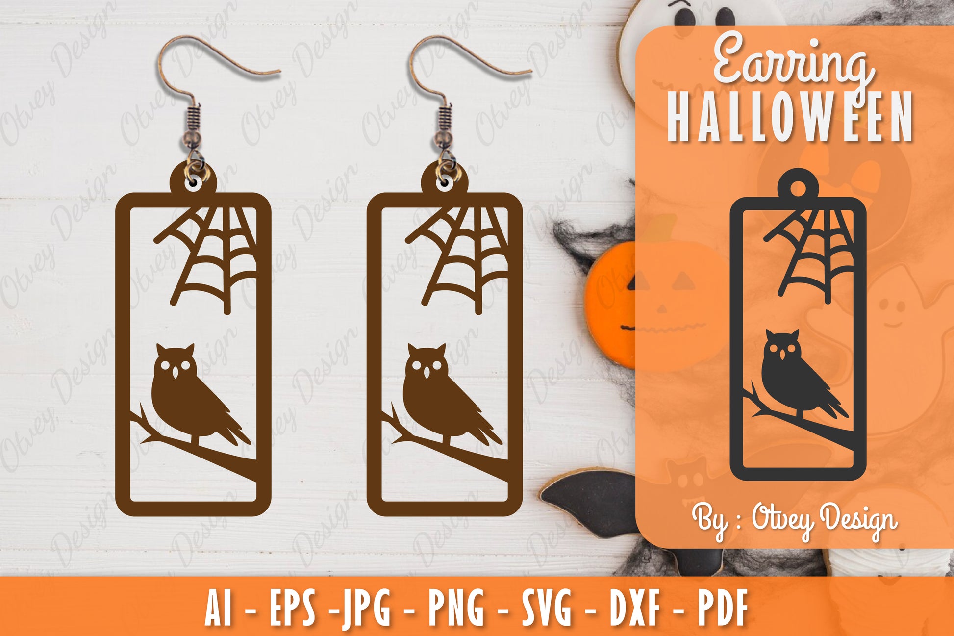 Earring Halloween Lasercut SVG Bundle 31 - CraftNest - Digital Crafting and Art
