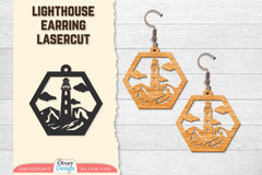 Lighthouse Earring Lasercut SVG Bundle 49 - CraftNest - Digital Crafting and Art