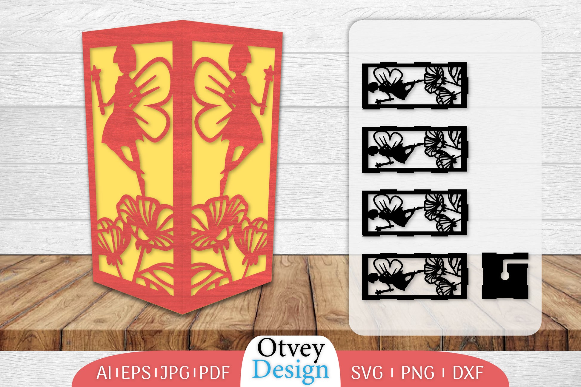 Fairy Lamp Lasercut SVG Bundle 1 - CraftNest - Digital Crafting and Art