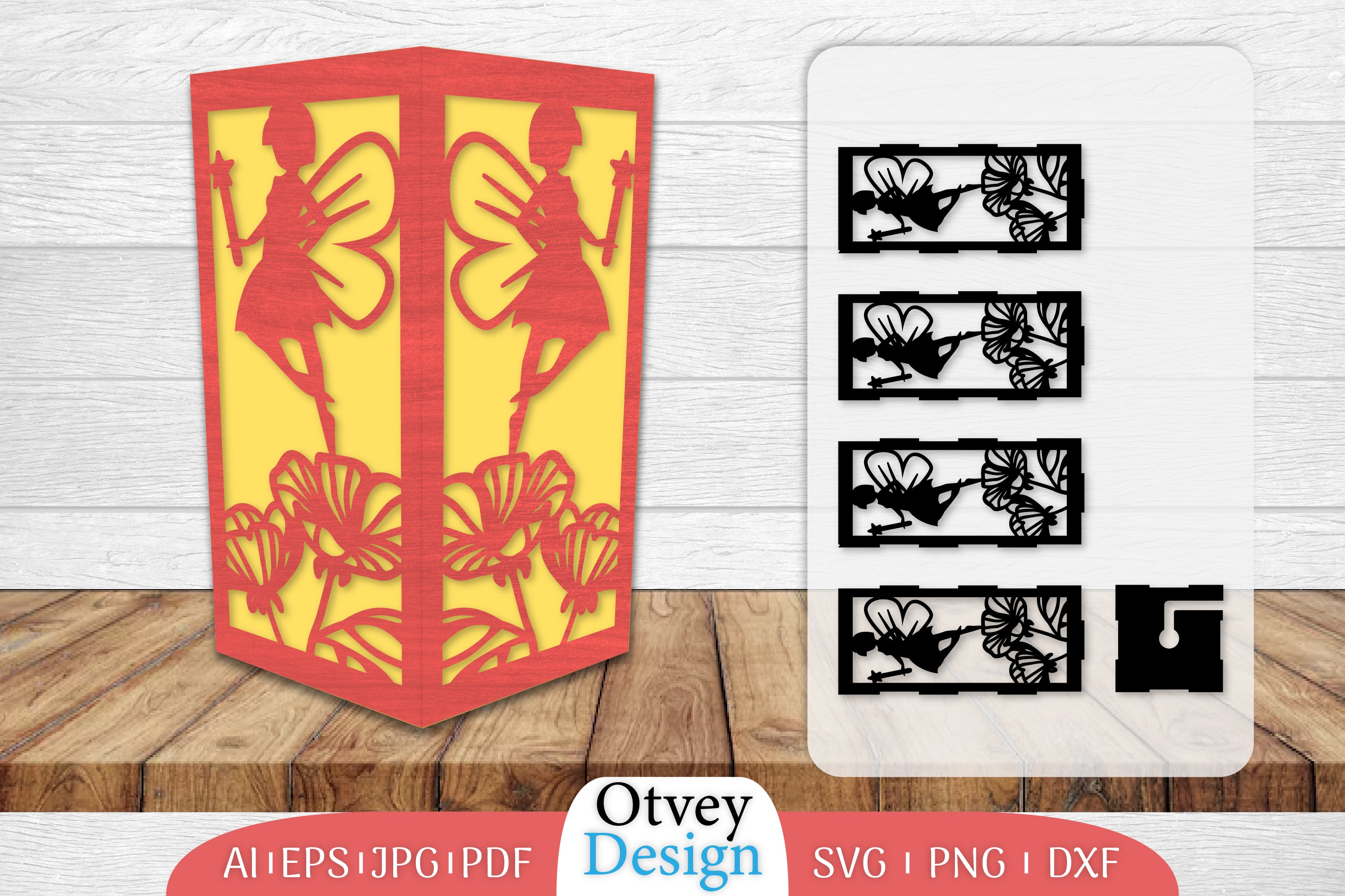 Fairy Lamp Lasercut SVG Bundle 1 - CraftNest - Digital Crafting and Art