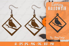Earring Halloween Lasercut SVG Bundle 205 - CraftNest - Digital Crafting and Art