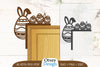 Door Corner Happy Easter Egg Lasercut SVG Bundle