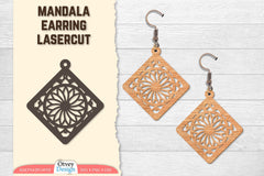 Earring Mandala Lasercut SVG Bundle 9 - CraftNest - Digital Crafting and Art