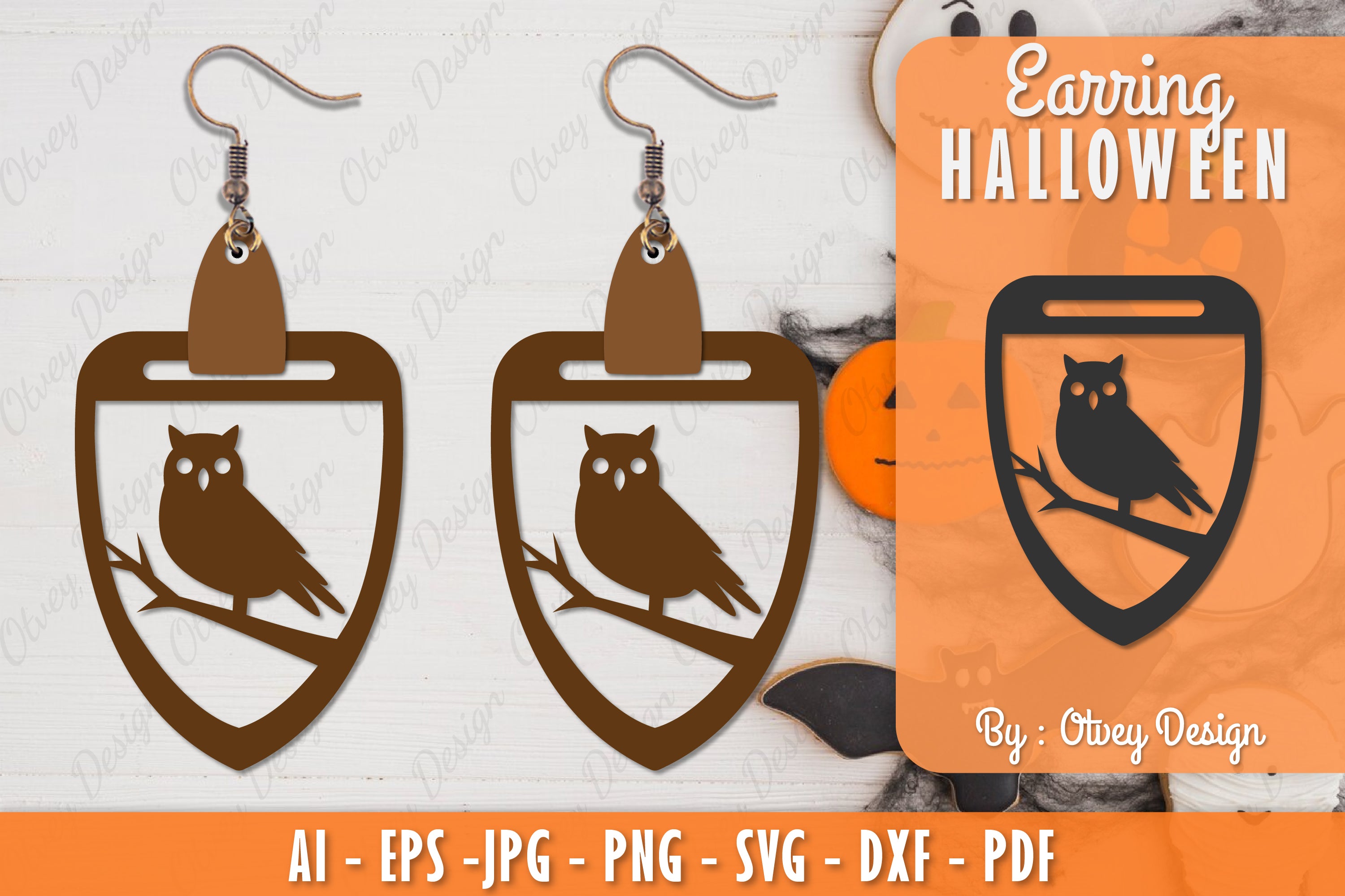 Earring Halloween Lasercut SVG Bundle 233 - CraftNest - Digital Crafting and Art